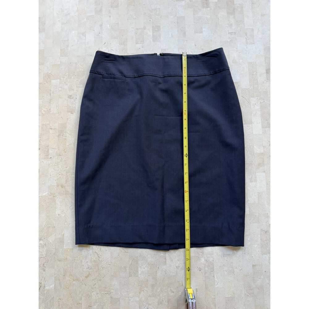Talbots Navy Blue Wool Pencil Skirt‎ Classic Business Career Tailored Office 6P - Picture 3 of 7